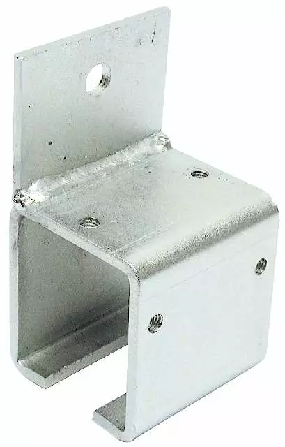 Liukuovikiskon kannatin seinään 60x68mm - Liukuovitarvikkeet - 6418914167377 - 1