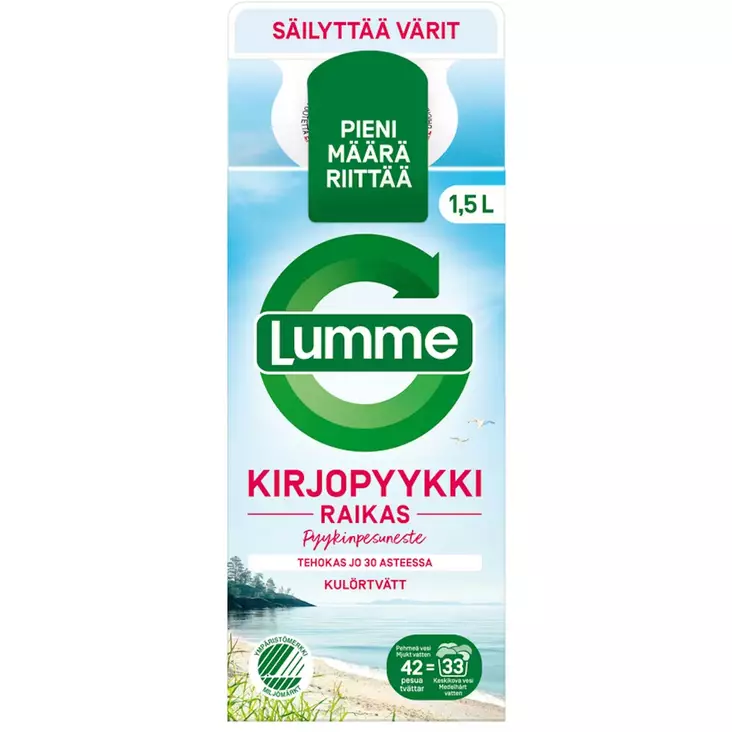 Lumme kirjopyykki raikas 1,5l - Pyykinpesuaineet - 7046110320167 - 1