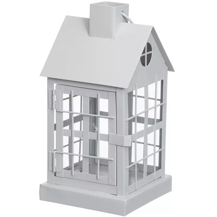 Talolyhty harmaa 25 cm - Lyhdyt - 6410416506807 - 1