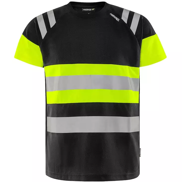 High vis tekninen t paita 7880 gpst neonkeltainen musta - Takit ja paidat - 7322304378337 - 1
