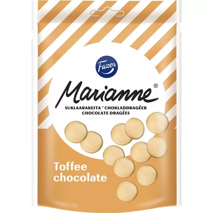 Marianne toffeesuklaarae 150 g uudelleensuljettavassa pussissa - Karkkipussit - 6416453040557 - 1