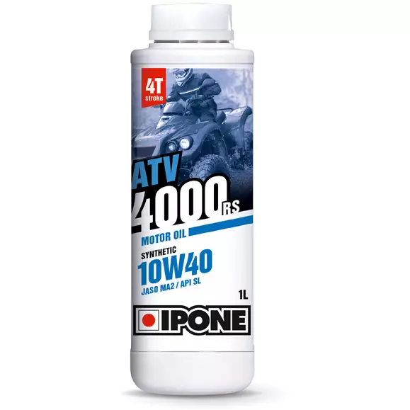 Moottoriöljy Ipone Atv 4000 10W40 1L - 4-tahti öljyt - 6438471279047 - 2