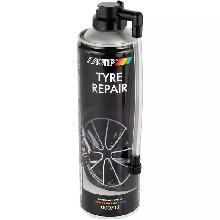 Motip tire repair 500 ml paikkausspray - Auton kemikaalit, sprayt ja silikonit - 8711347218967 - 1
