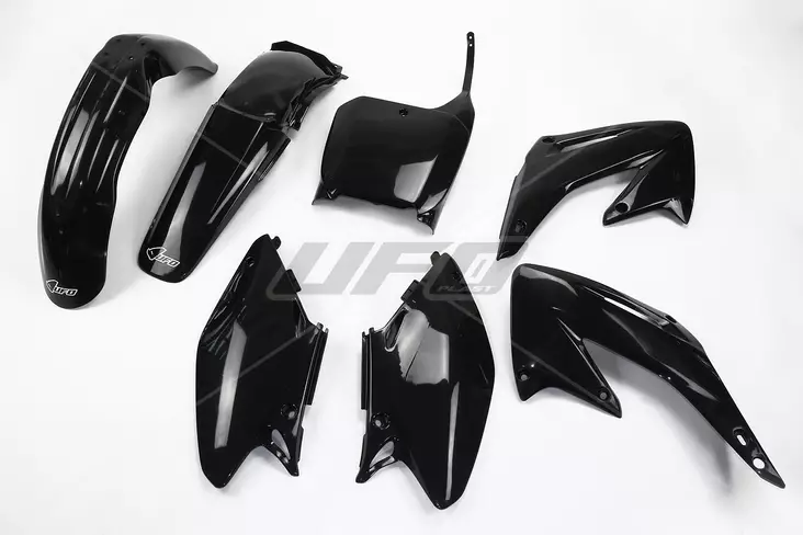 Muovisarja 5-os. Musta CR125/250 02-03 - Motocrosspyörien katesarjat - 6438471317657 - 1