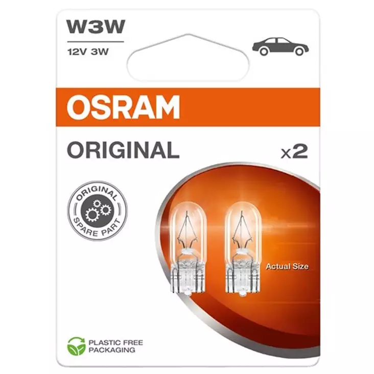 Osram poltin w3w - Lasikantapolttimot - 4062172395847 - 1