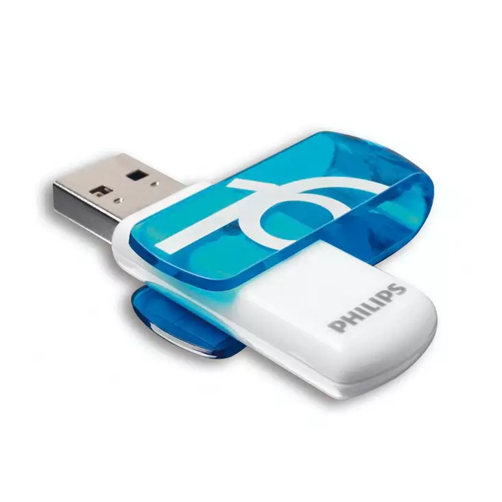 Philips 16gb muistitikku sininen - Muistitikut ja ulkoiset muistilevyt - 8712581447687 - 1