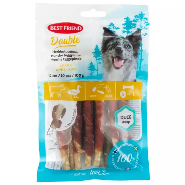 Best friend purutikku ankka - Koiran puruluut, purutikut ja pururullat - 5700551171857 - 1
