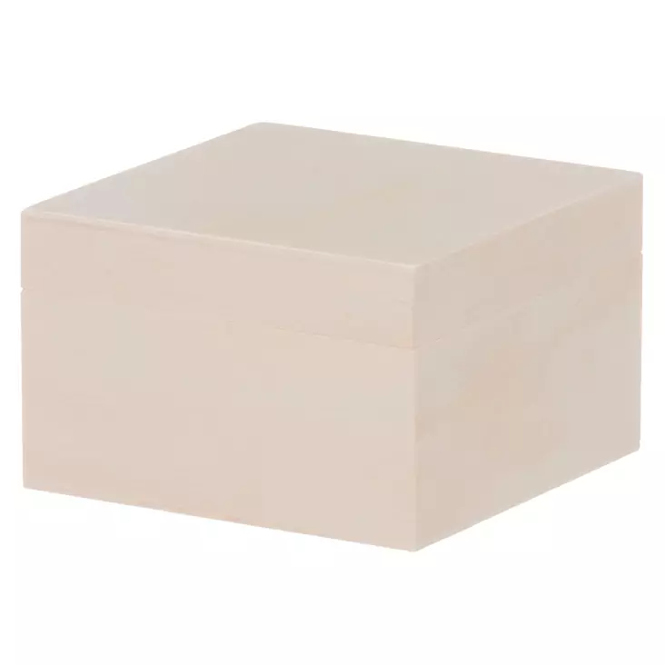 Puulaatikko kannella 10x10cm - Sisustuskorit - 6410416285047 - 1