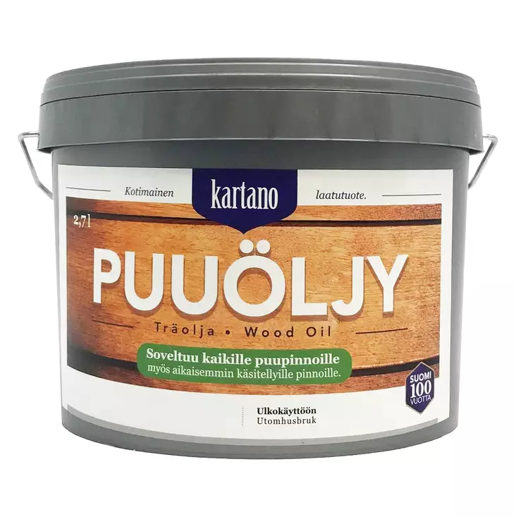 puuöljy musta 2,7 litraa - Puuöljyt ja suoja-aineet - 6438168107547 - 1