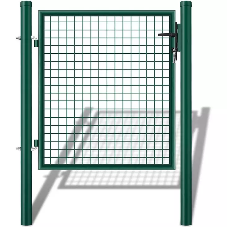 Puutarhaportti vihreä 1x1 metriä - Aitaverkot ja koiraverkot - 6438168118277 - 1