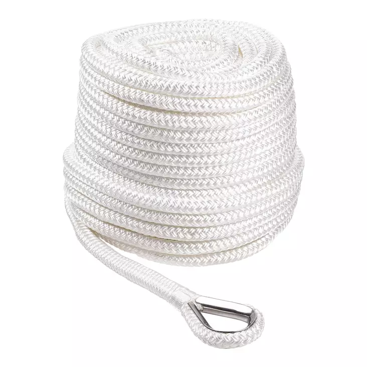 Qvarken Ankkuriköysi Dockline koussilla 16mm 40m valkoinen - Veneen kiinnitysköydet ja kettingit - 6438235215267 - 1