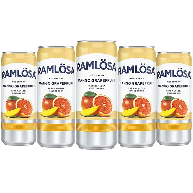 Ramlösa mango greippi sokeriton kivennäisvesi tukkupakkauksessa - Virvoitusjuomat - 07310074011097 - 1