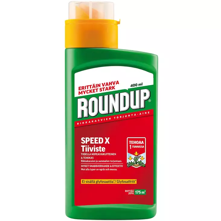 roundup speed X 400 ml rikkakasvien torjunta-aine tiiviste - Kasviravinteet ja rikkaruohon torjunta - 5707441553717 - 1