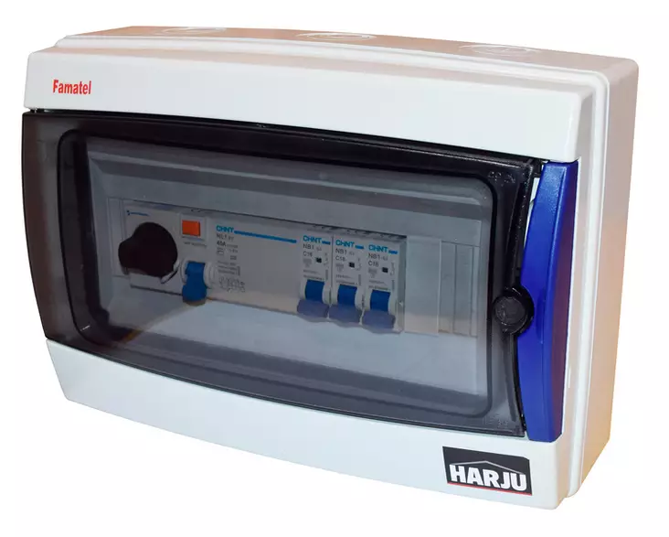 Ryhmäkeskus IP65 1-rivi P3V4J3MU - Jatkojohdot 400V ja työmaakeskukset - 6438140939487 - 1