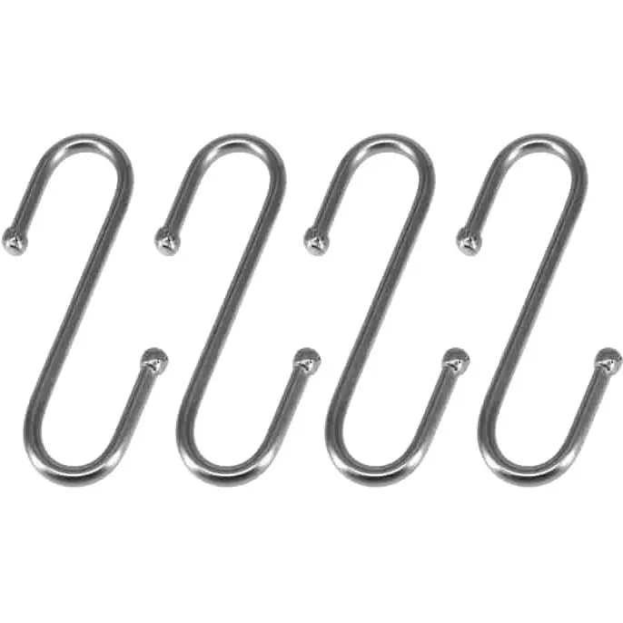 S koukku ruostumaton teräs pisla - S-koukut ja kannatinkoukut - 6414676007647 - 1