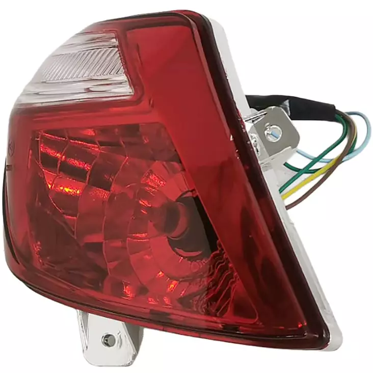 Senioriskootterin takavalo vilkulla vasen puoli - Sähköskootterin varaosat - 6438471346527 - 1