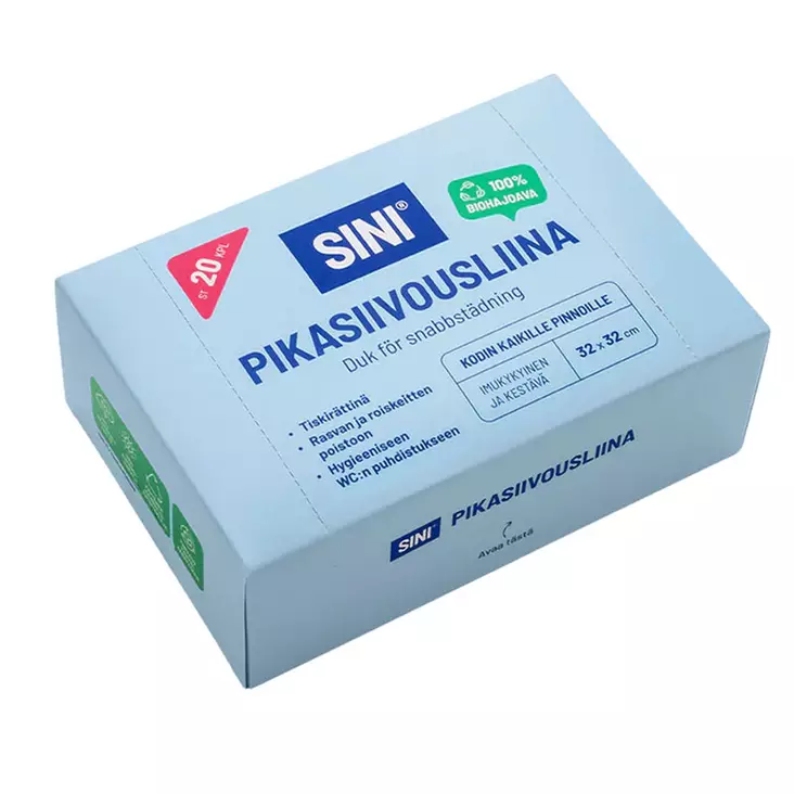 Sinituote pikasiivousliina - Puhdistusliinat ja pesusienet - 6423800037467 - 1