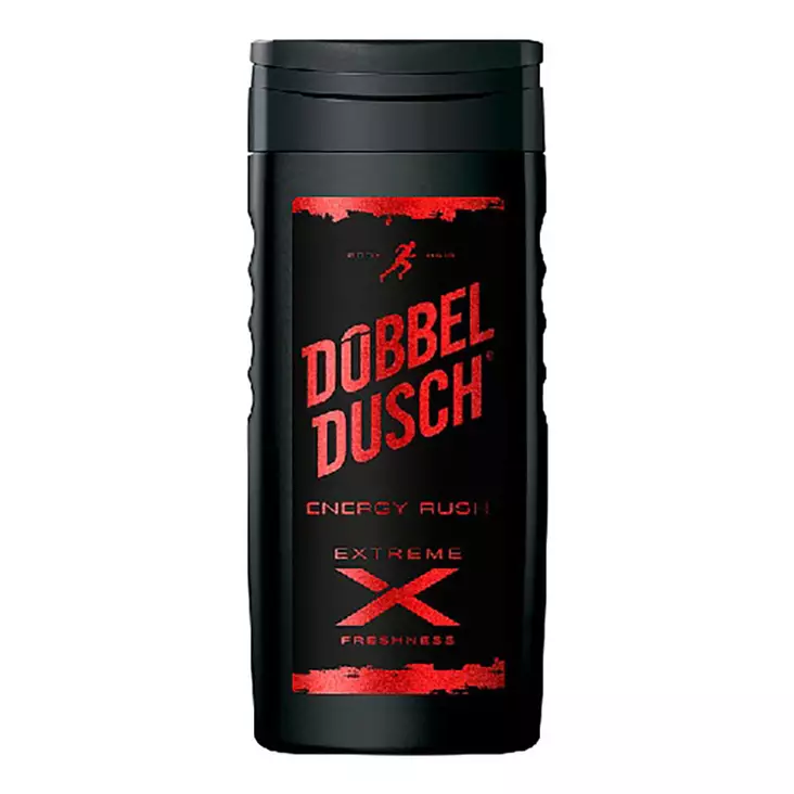 Dobbeldusch extreme energy rush 250 ml suihkusaippua ja shampoo pullo - Suihkusaippuat - 4005900584397 - 1