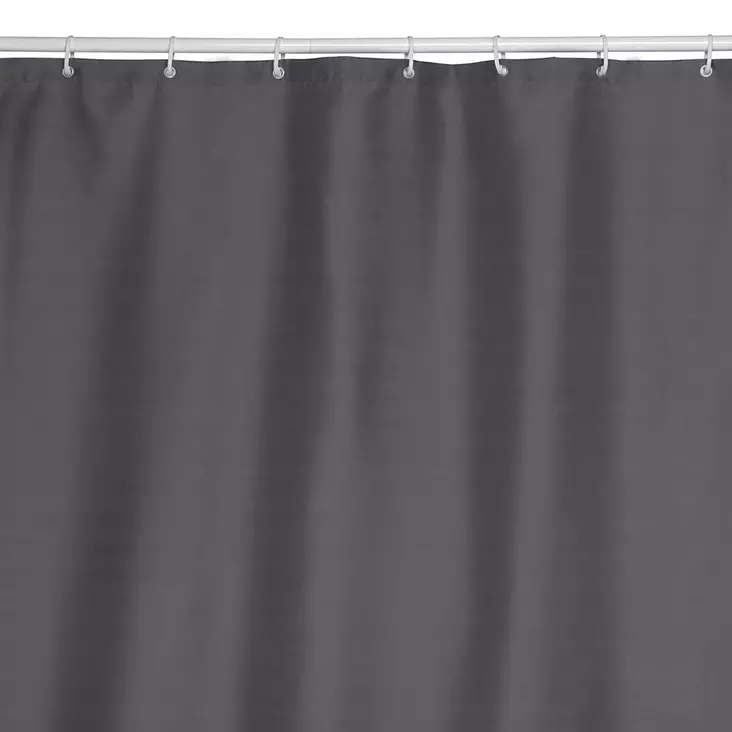 Suihkuverho harmaa suojaa kylpyhuonetta vesiroiskeilta - Kylpyhuonetarvikkeet - 7317900301797 - 1