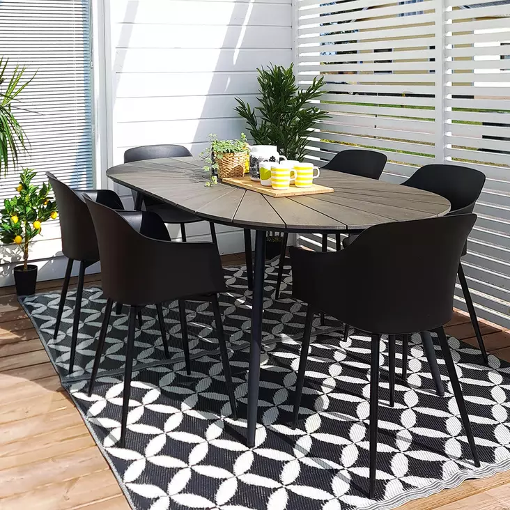 puutarhakalusto sundby 6-hengen - Terassikalusteet - 9977000024767 - 1