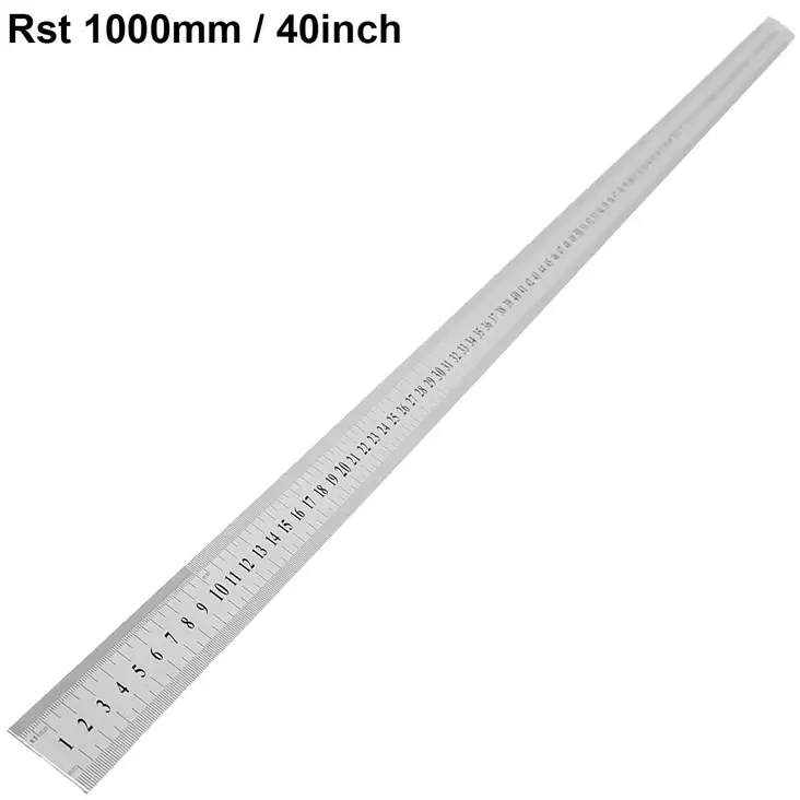 Teräsviivain 1000mm - Vatupassit ja linjarit - 6430074693497 - 1