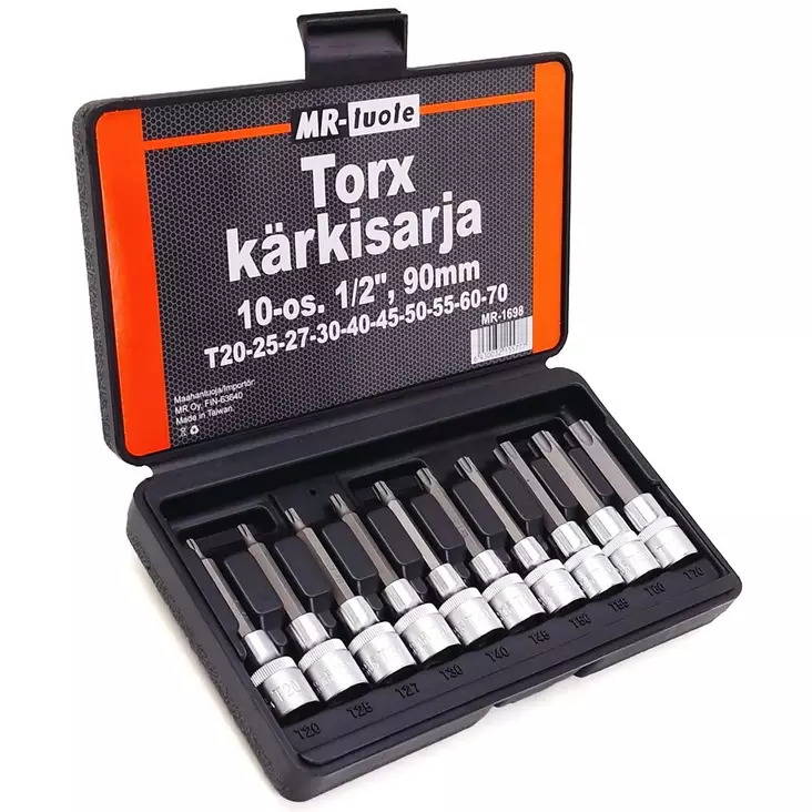 Avainsarja Torx 10-osainen - Porakoneen kärjet - 6430032155777 - 1