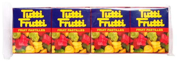 tutti frutti hedelmäpastillit 4pack - Karkkipussit  - 6420256015117 - 1