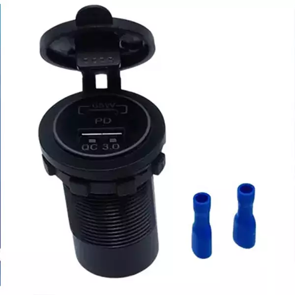 12v usb c micro usb laturi - Tupakansytytyspistokkeet ja laturit - 6438471028577 - 1