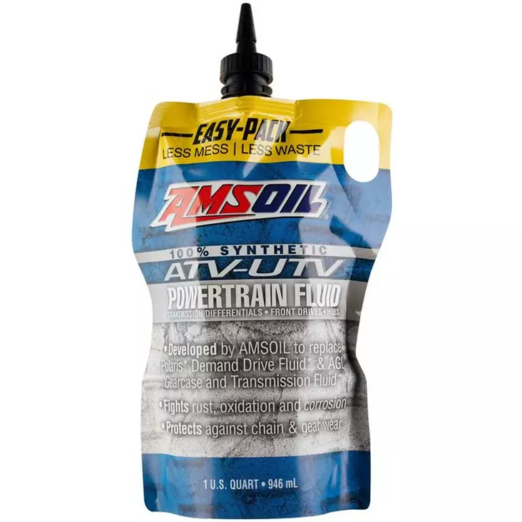 Amsoil synthetic atv utv powertrain fluid 946ml - Vaihteistoöljyt - 097012443017 - 1