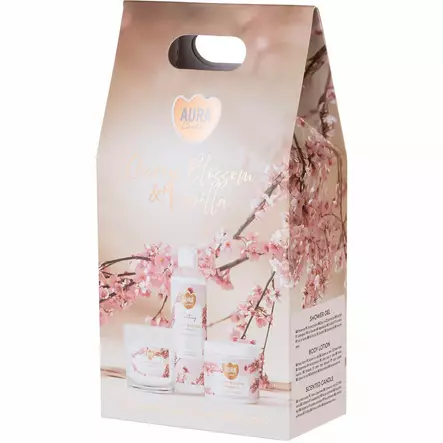 Cherry blossom vanilla suihkugeeli ja vartaloemulsio - Ihonhoito ja urheiluvoiteet - 5906927067308 - 2
