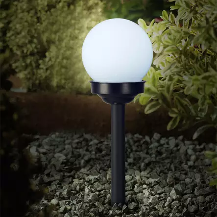 Solarvalo pallovalaisin 10x34cm - Aurinkokennovalaisimet - 6430066030408 - 1