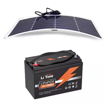 Aurinkopaneeli asuntoautoon lifepoakulla - Caravan Aurinkopaneelit - 6438471354508 - 1