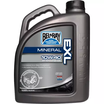 Bel-Ray EXL 20W-50 Mineraaliöljy 4T 4L - 4-tahti öljyt - 690509200188 - 2
