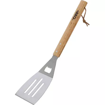 Grillauslasta bbq 41 cm puukahvalla - Grillausritilät, halstarit ja pizzakivet - 8721037344388 - 1