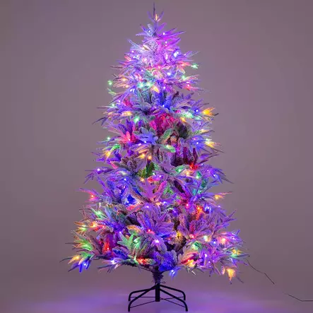 Led joulukuusi 180cm huurteisilla oksilla - Joulukuuset - 6410416508658 - 2