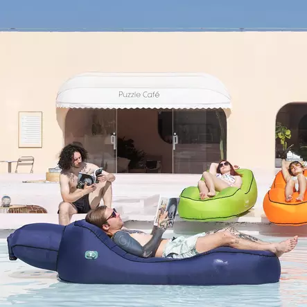 lepotuoli giga lounger sininen - Lepotuolit ja riipputuolit - 6971670130608 - 2