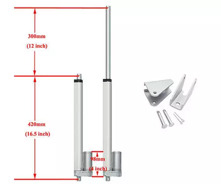 Lineaarimoottori 1000n 300mm karamoottori - Sähkövaihtomoottorit ja varaosat - 6438471272628 - 2