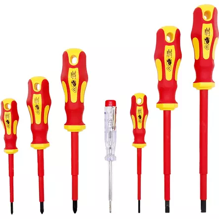 7-osainen ruuvimeisselisarja CDE Hilter - Ruuvimeisselit - 6438168095318 - 1