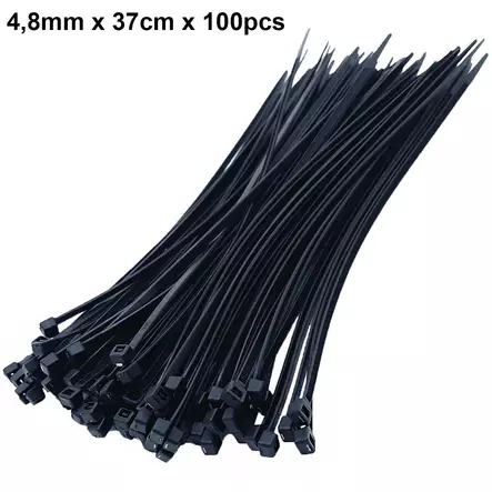 Nippuside musta 100kpl - Nippusiteet ja rst-nippusiteet - 6430032159768 - 1