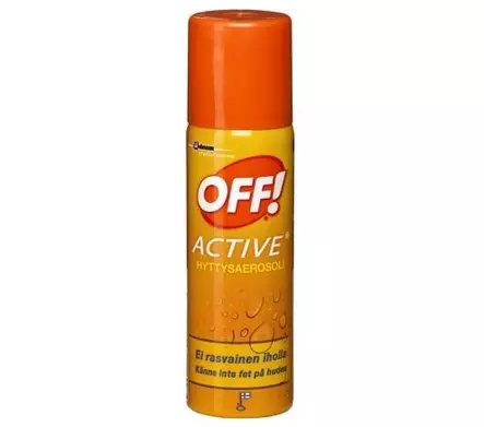 Off Active hyttysaerosoli 65ml - Hyönteismyrkyt - 6414400022038 - 1