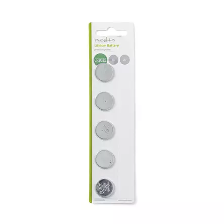 CR2025 nappiparisto 5kpl - Erikoisparistot ja nappiparistot - 5412810266968 - 1