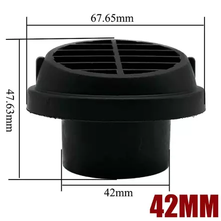 42mm puhallussuutin diesel lämmittimelle - Diesellämmittimen varaosat ja tarvikkeet - 6438471344158 - 2