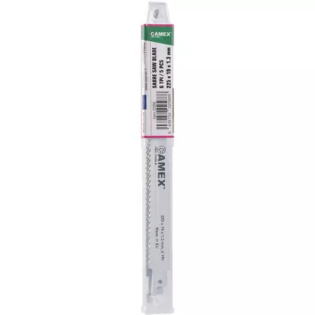 Camex puukkosahanterä 225mm 5kpl pakkaus - Puukkosahanterät - 6438152025888 - 2