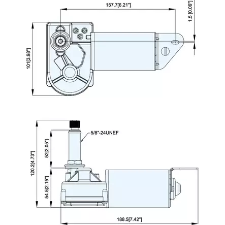 Pyyhkijän moottorit - Veneen sähkötarvikkeet - 6438471344318 - 2