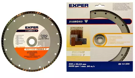 Timanttikatkaisulaikka Exper Turbo 125mm - Timanttilaikat ja betonihiomalaikat - 6438081000628 - 1