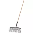 Gardena pureline lehtiharava 43 cm puuvarrella - Haravat, kuokat ja rikkaruohon poisto - 4066407028388 - 1