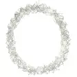 Konstsmide led valokranssi 45 cm hopeanvärinen - Valokoristeet - 7318307893038 - 1