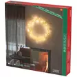 Led valokranssi ikkunaan hopeanvärinen 45 cm - Valokoristeet - 7318307893038 - 4