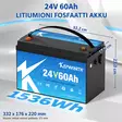 Lifepoakku 24v 60ah kepworth - LifePO4-akut - 6438471351118 - 2