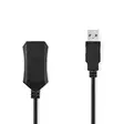 Aktiivinen USB-kaapeli | USB 2.0 | USB-A Uros | USB-A Naaras | 480 Mbps | 5.00 m | Pyöreä | Niklattu | PVC | Kupari | Label - HDMI-, USB- ja datakaapelit - 5412810421848 - 1